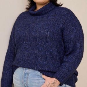 🆕 Vegan Cashmere Pullover Turtleneck Sweater 1 1X 14 16 NWT Torrid New